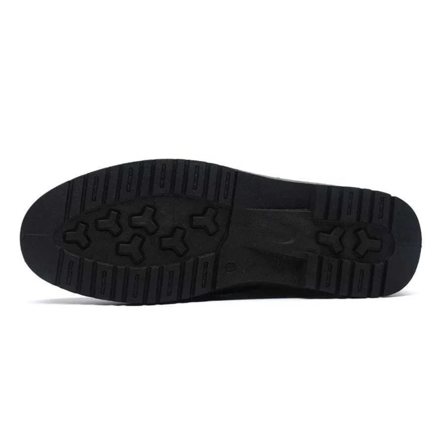 Men's Derby Shoes with Stitch Detail and Lug Sole