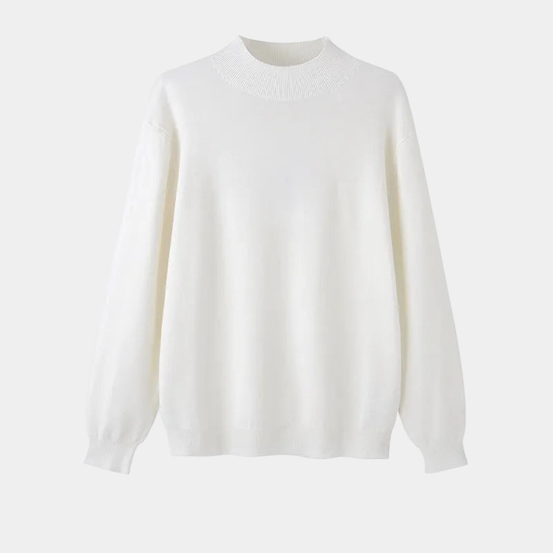 Men's Long Sleeve Mock Neck Knit Sweater