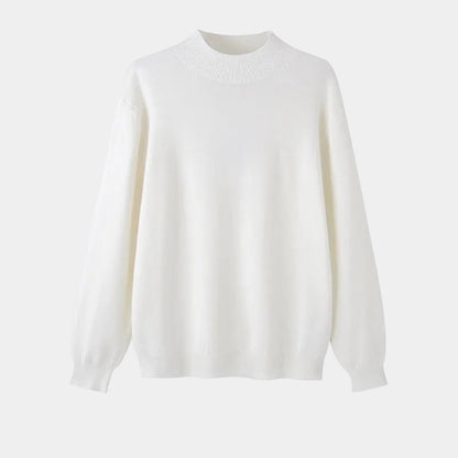 Men's Long Sleeve Mock Neck Knit Sweater