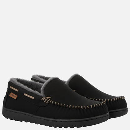 Men’s Cozy Winter Slippers – Fleece Lined Indoor Loafers