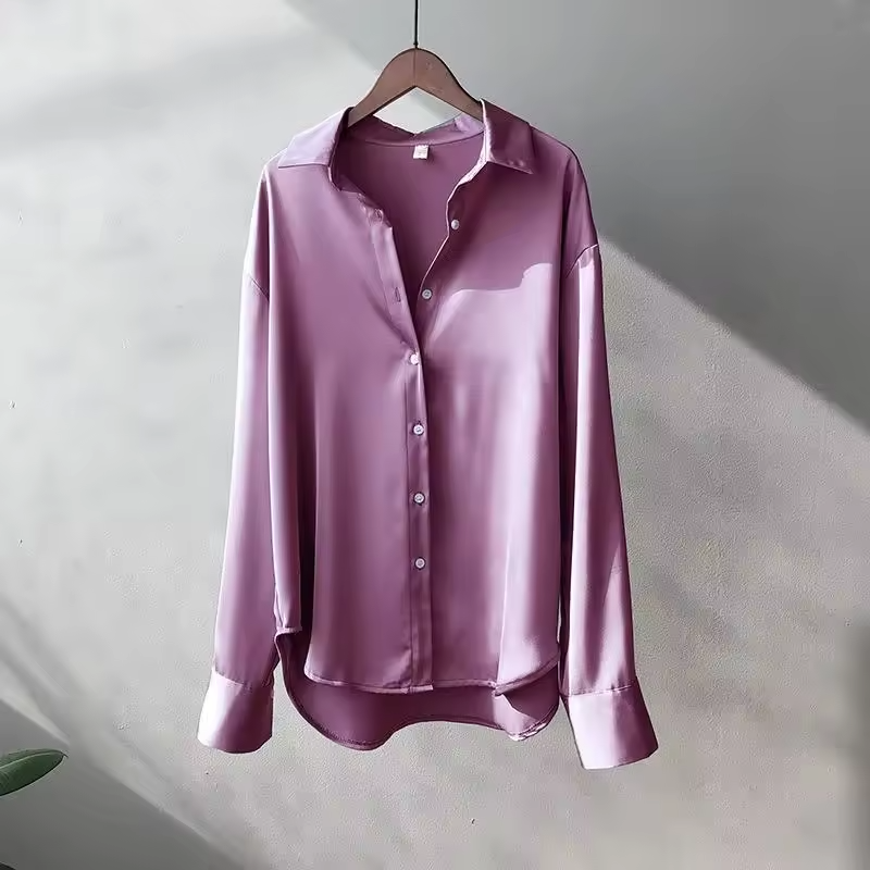 Jade Womens Blouse | Lightweight Silk, Elegant Summer Top 4