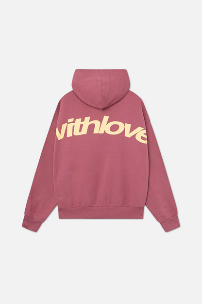 Women's Oversized Hoodie – Graphic Back Print, Fleece
