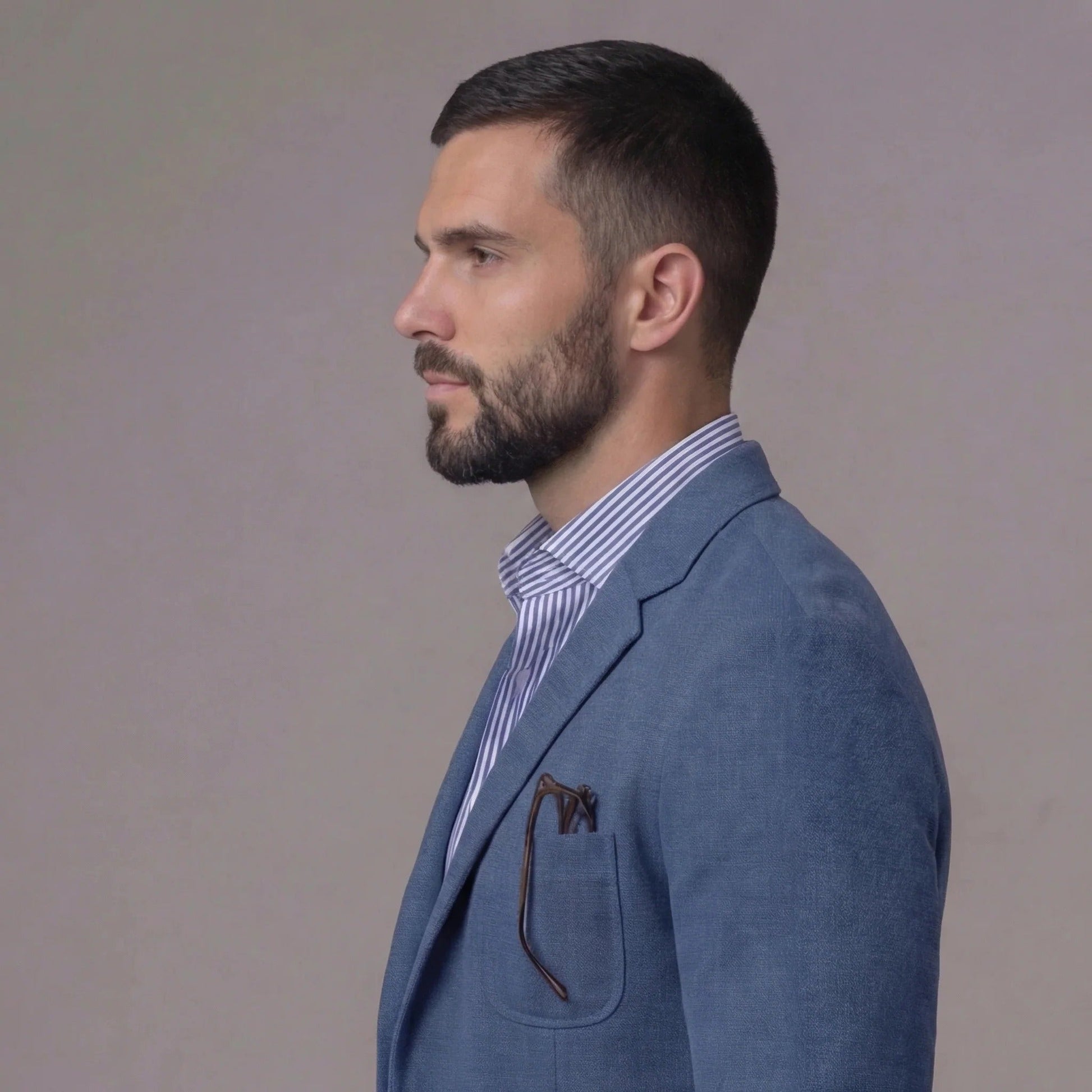 LINEN BLAZER JACKET FOR MEN 4