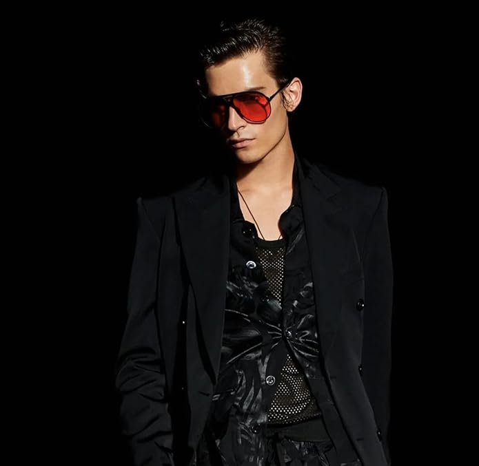 Lightweight unisex aviator sunglasses – oversized square lenses, lightweight frame, for summer 2025 1