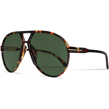 Lightweight unisex aviator sunglasses – oversized square lenses, lightweight frame, for summer 2025 11