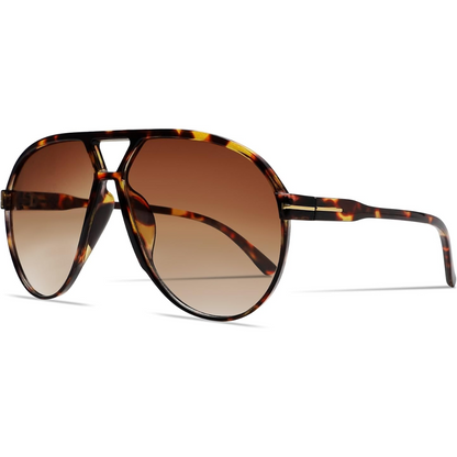 Lightweight unisex aviator sunglasses – oversized square lenses, lightweight frame, for summer 2025 9