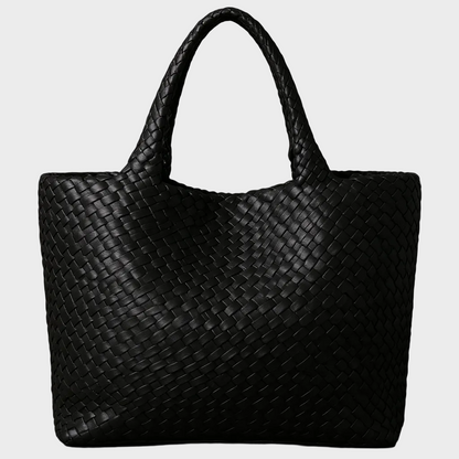 Liora Leather Tote | Handwoven, Durable Microfiber 7