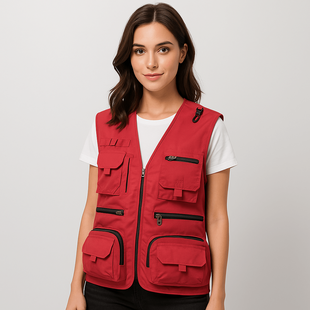 Luxe Summer Vest | Lightweight, Multi-Pocket Nylon Design 0
