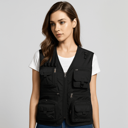 Luxe Summer Vest | Lightweight, Multi-Pocket Nylon Design 2