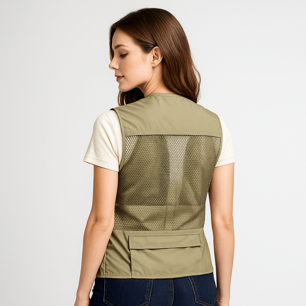 Luxe Summer Vest | Lightweight, Multi-Pocket Nylon Design 4