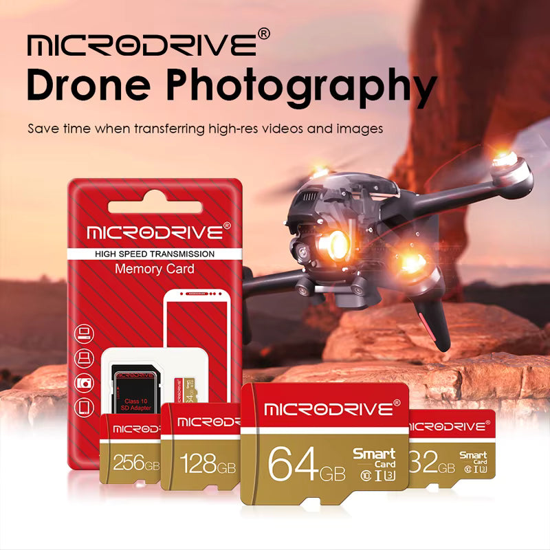 MicroDrive MicroSD card Class 10 UHS-I U3 Memory card High Speed TF card 2