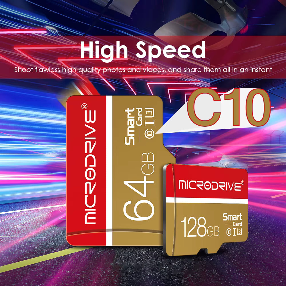 MicroDrive MicroSD card Class 10 UHS-I U3 Memory card High Speed TF card 6