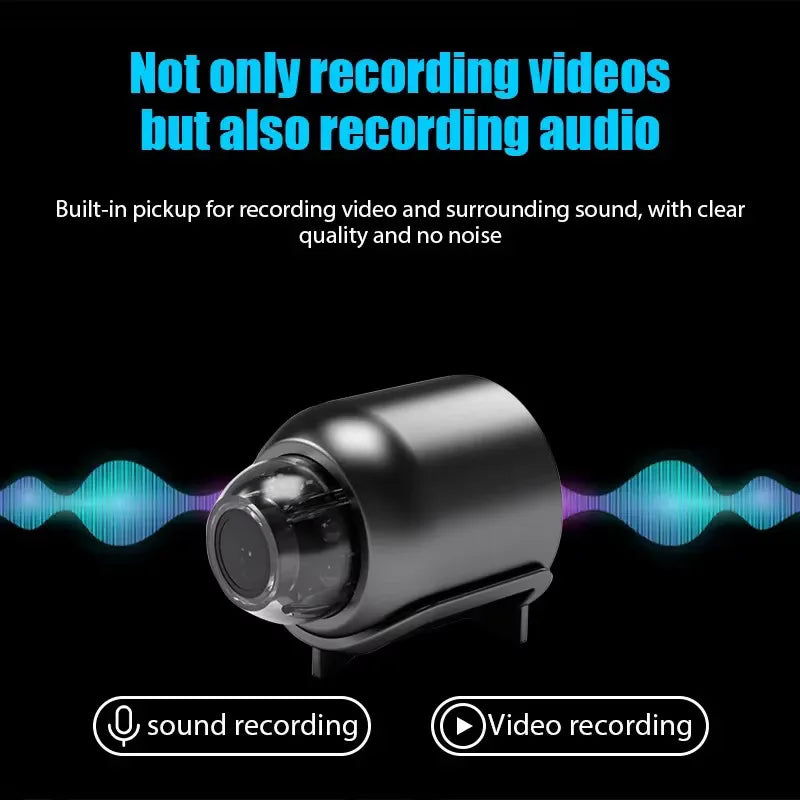 Mini 1080P WiFi HD Security Camera with Night Vision and Motion Detection (Wired Power Supply) 5