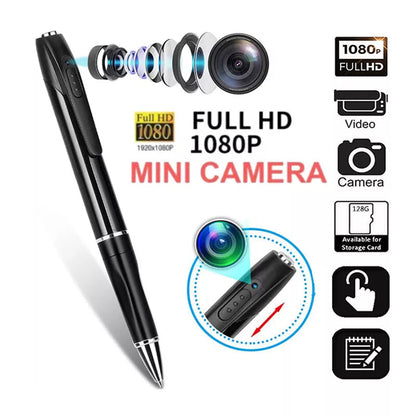 Mini Camera Pen Pocket Digital Voice Video Recorder for Business Conference 1080P Wearable Body Micro Cam Security Cameras 1