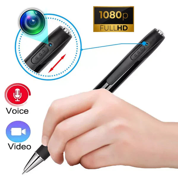 Mini Camera Pen Pocket Digital Voice Video Recorder for Business Conference 1080P Wearable Body Micro Cam Security Cameras 2