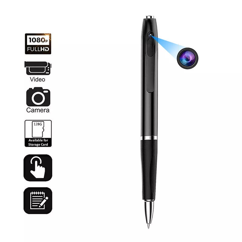 Mini Camera Pen Pocket Digital Voice Video Recorder for Business Conference 1080P Wearable Body Micro Cam Security Cameras 4