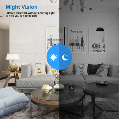 Mini WiFi Camera 1080P Night Vision Motion Alerts Remote Control Easy App Installation Home Security 2025 4