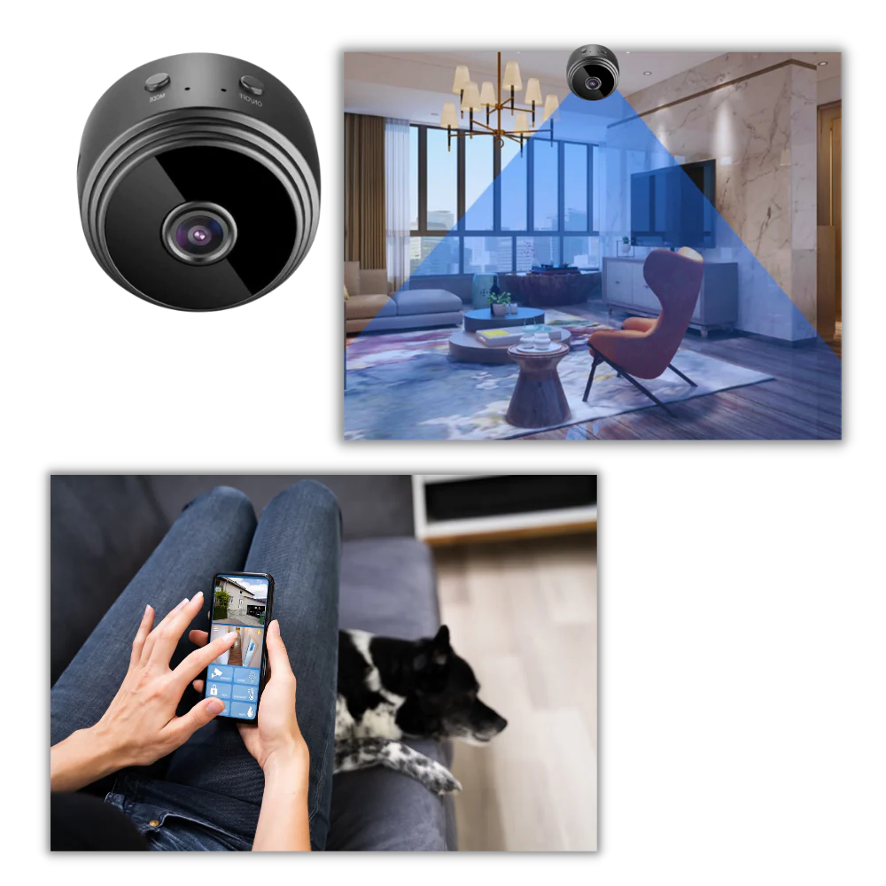 Mini Wireless Security Camera Magnetic Mount Indoor WiFi Camera Trap 2025 Night Vision Motion Alerts 1