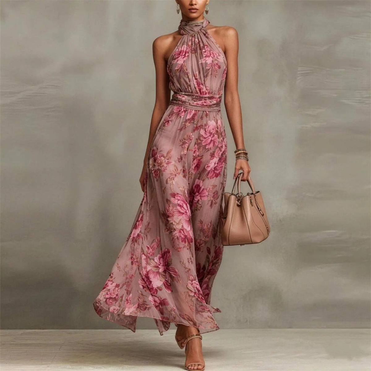 halter neck maxi dress wedding guest Natalie dfw_exclude