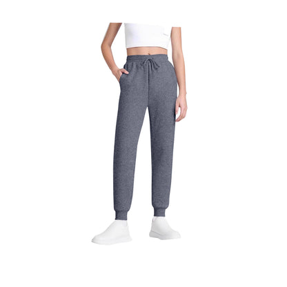 Women's Joggers – High-Waisted, Drawstring, Soft Cotton Blend