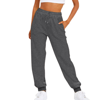 Women's Jogger Pants – High-Waisted, Drawstring