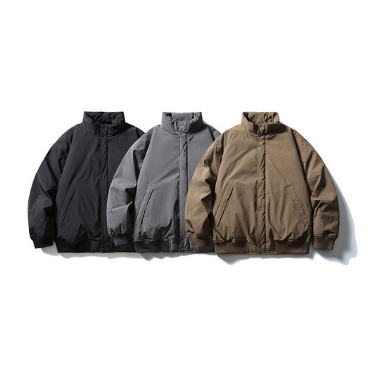 Men's Bomber Jacket – Padded, Funnel Neck