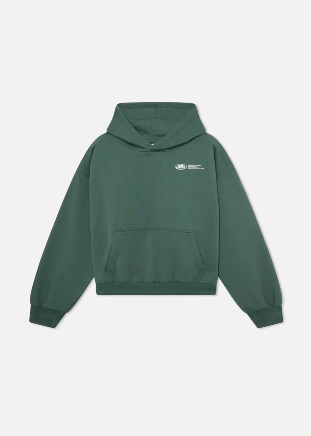 Women's Oversized Hoodie – Graphic Back Print, Fleece