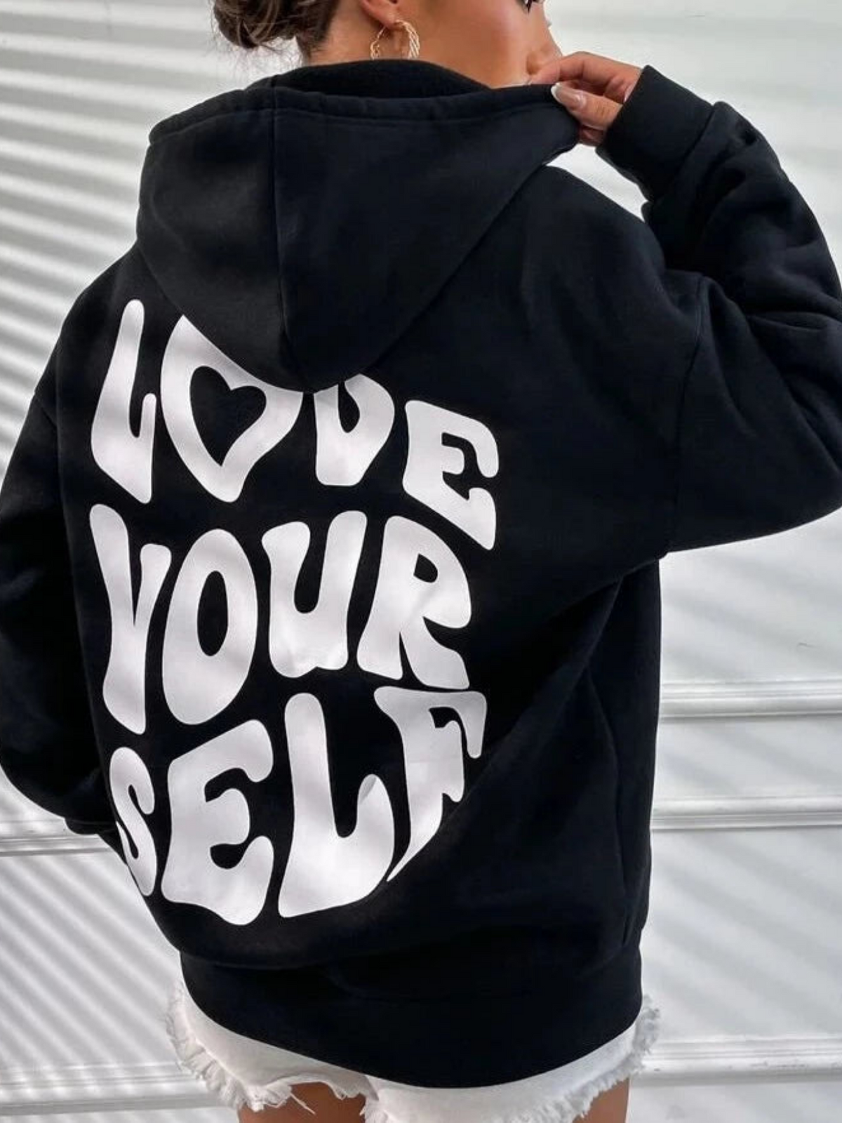 Women's Fleece Pullover Hoodie – Drawstring Pocket