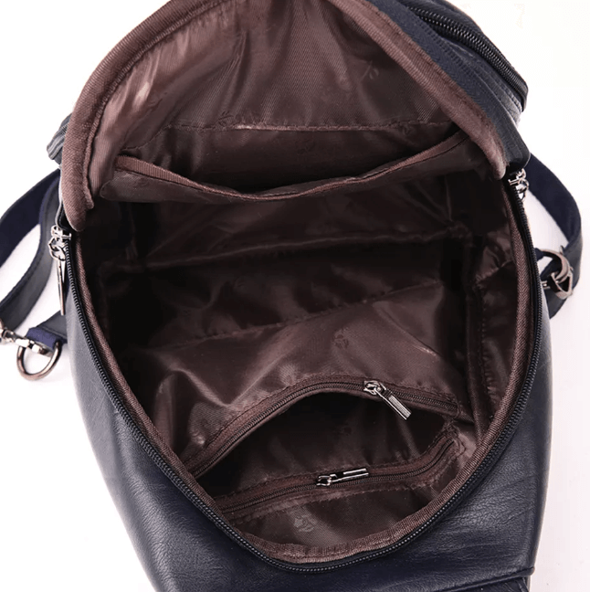 Premium Water-Resistant Leather Backpack for Women 7
