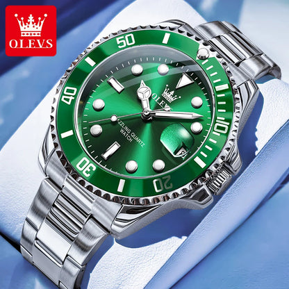 Quartz watch stainless steel date classic dress watch gift 11