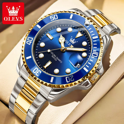 Quartz watch stainless steel date classic dress watch gift 12
