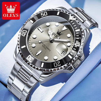 Quartz watch stainless steel date classic dress watch gift 13