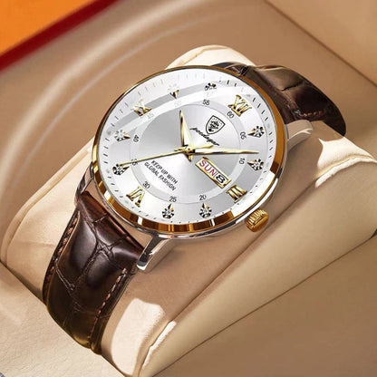 Robust men's wristwatch – waterproof, luminous hands, for business and outdoor use 2