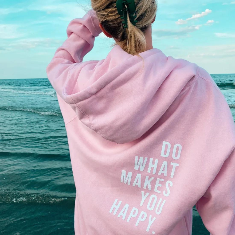 Women's Hoodie – Back Graphic, Relaxed Fit