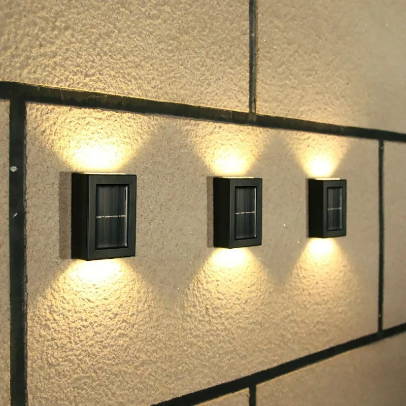 SolarGlow™ Luxe Solar Wall Lights – Wireless, Stylish & Ready for Balmy Evenings 2