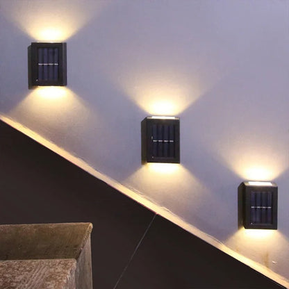 SolarGlow™ Luxe Solar Wall Lights – Wireless, Stylish & Ready for Balmy Evenings 3