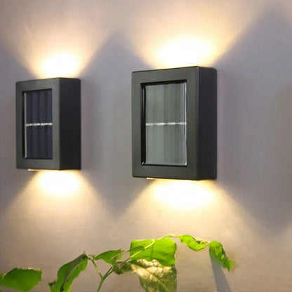 SolarGlow™ Luxe Solar Wall Lights – Wireless, Stylish & Ready for Balmy Evenings 4