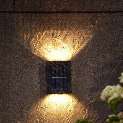 SolarGlow™ Luxe Solar Wall Lights – Wireless, Stylish & Ready for Balmy Evenings 5