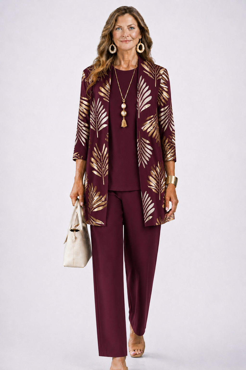 Vela 3-Piece Set | Relaxed Fit, Lightweight, Printed Trousers 0