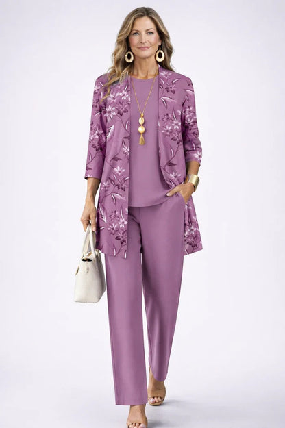 Vela 3-Piece Set | Relaxed Fit, Lightweight, Printed Trousers 4