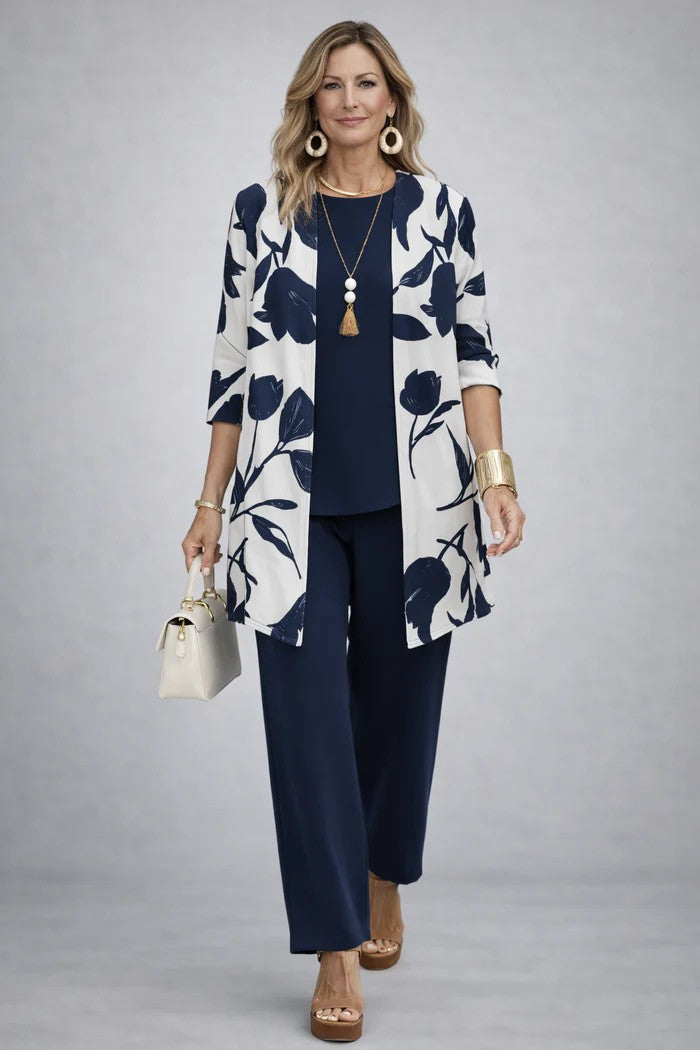 Vela 3-Piece Set | Relaxed Fit, Lightweight, Printed Trousers 8