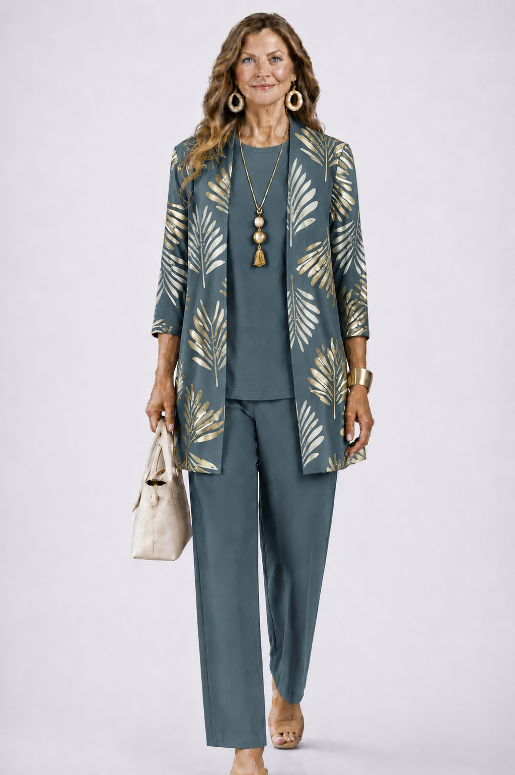 Vela 3-Piece Set | Relaxed Fit, Lightweight, Printed Trousers 9
