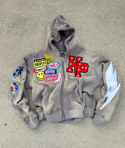 Men's Zip-Up Jacket Lightweight Breathable Hoodie