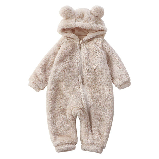Warm and Adorable Bear Onesie for Babies 0