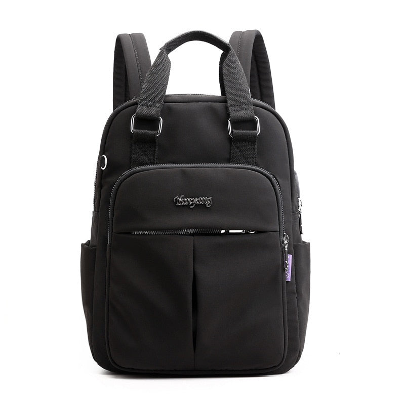 Water-Resistant USB Charging Anti-Theft Backpack – Multi-Compartment Design 3
