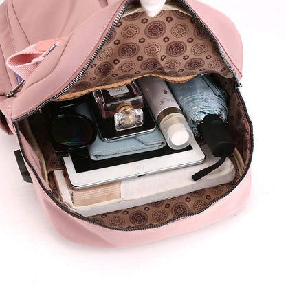 Water-Resistant USB Charging Anti-Theft Backpack – Multi-Compartment Design 8