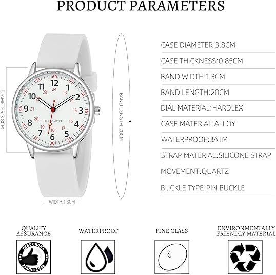Waterproof Nurse's Watch - Femke 2