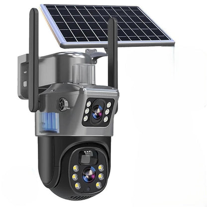 Wireless 4K Security Camera with Solar Panel – DualGuard 4K 0