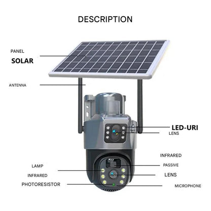 Wireless 4K Security Camera with Solar Panel – DualGuard 4K 3