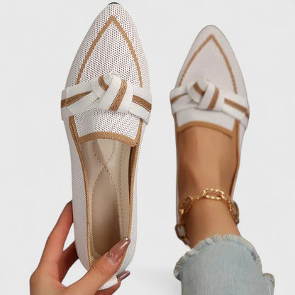 Women's Orthopedic Pointed Toe Flats Buckle